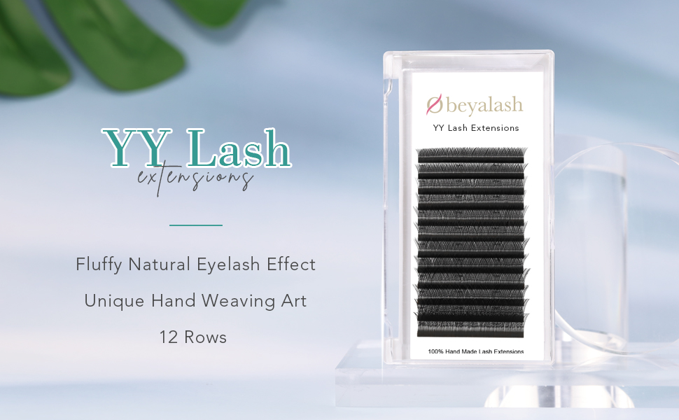 Fluffy Volume YY Lash Extensions with Private Label in US/UK LM